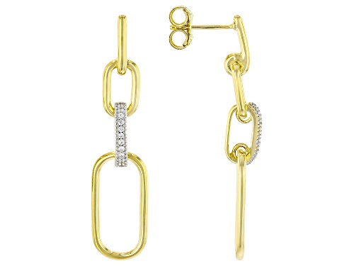Bella Luce® 0.17ctw White Diamond Simulant Eterno™ Yellow Earrings