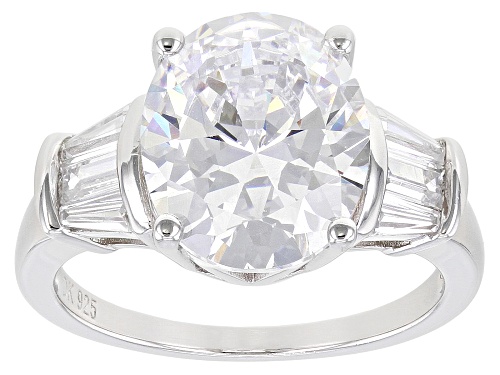 Photo of Bella Luce ® 7.95ctw White Diamond Simulant Platinum Over Sterling Silver Ring (5.65 DEW) - Size 7