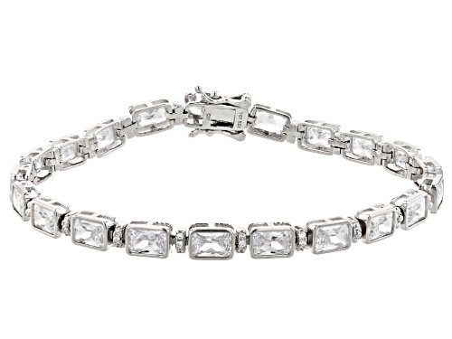 Photo of Bella Luce ® 22.75ctw White Diamond Simulant Rhodium Over Sterling Silver Bracelet (13.27ctw DEW) - Size 7