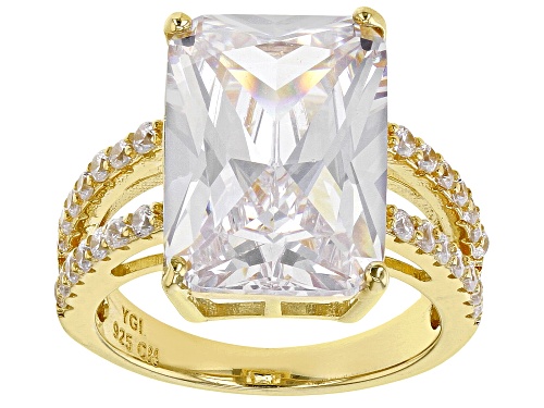 Photo of Bella Luce® 12.77ctw White Diamond Simulant Eterno™ Yellow Ring (8.90ctw DEW) - Size 8
