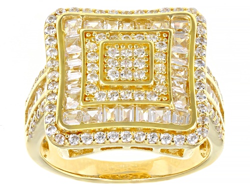 Bella Luce® 2.83ctw White Diamond Simulant Eterno™ Yellow Ring (2.06ctw DEW) - Size 5