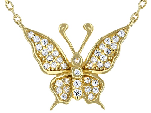 Photo of Bella Luce ® 0.34ctw White Diamond Simulant Eterno™ Yellow Butterfly Necklace (0.19ctw DEW) - Size 18
