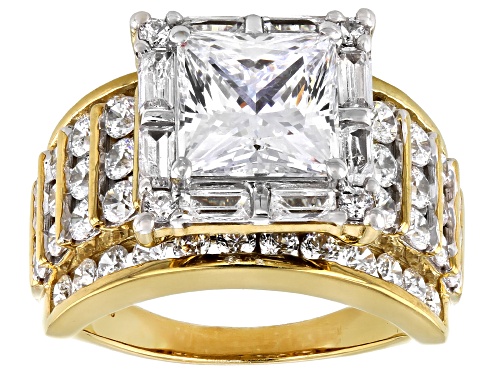 Bella Luce ® 8.60ctw White Diamond Simulant Eterno™ Yellow Ring (4.75ctw DEW) - Size 5