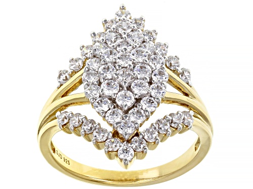 Photo of Bella Luce® 2.60ctw White Diamond Simulant Eterno™ Yellow Ring(1.57ctw DEW) - Size 10