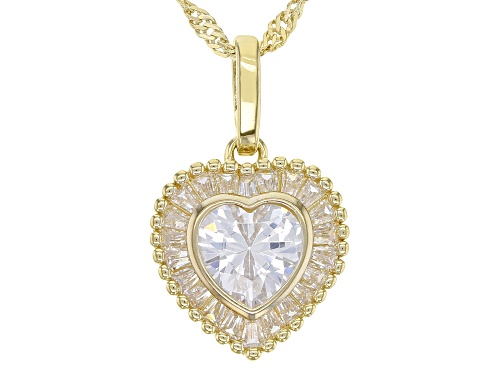 Photo of Bella Luce® 2.78ctw White Diamond Simulant Eterno™ Yellow Pendant With Chain(1.68ctw DEW)