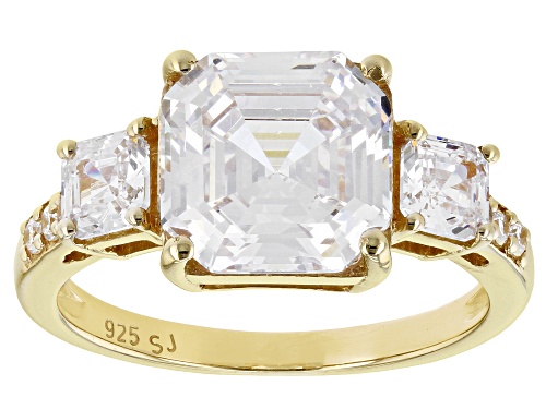 Photo of Bella Luce ® 7.49ctw Eterno™ Yellow Asscher Cut Ring (4.72ctw DEW) - Size 9