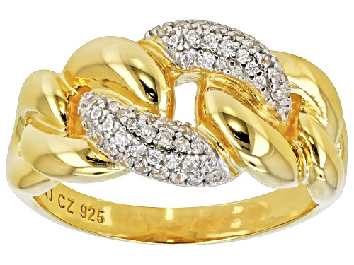 Photo of Bella Luce® 0.45ctw White Diamond Simulant Eterno® Yellow Ring (0.27ctw DEW) - Size 7
