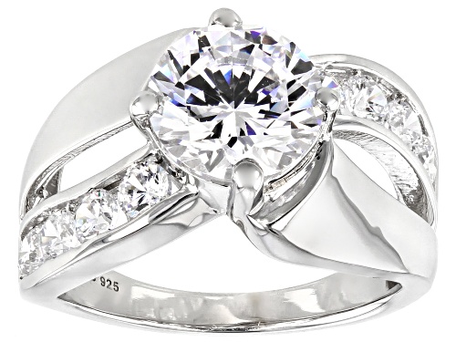 Photo of Bella Luce ® 6.28ctw Rhodium Over Sterling Silver Ring (3.63ctw DEW) - Size 11