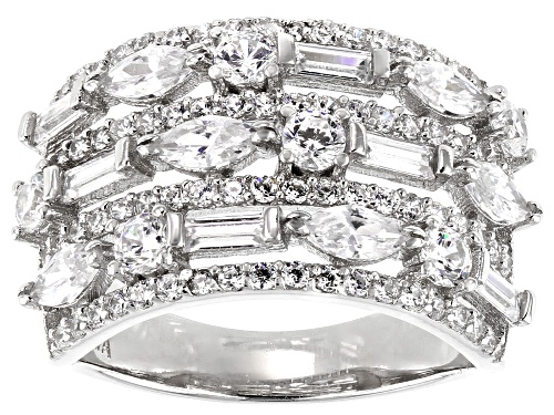 Bella Luce ® 4.00ctw Rhodium Over Sterling Silver Ring (2.24ctw DEW) - Size 5