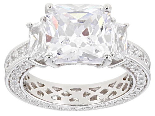 Photo of Bella Luce ® 13.37ctw Rhodium Over Sterling Silver Ring - Size 11