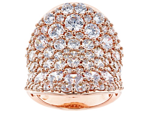 Bella Luce ® Eterno™ 11.99ctw Rose Gold Over Sterling Silver Ring (7.01ctw DEW) - Size 5