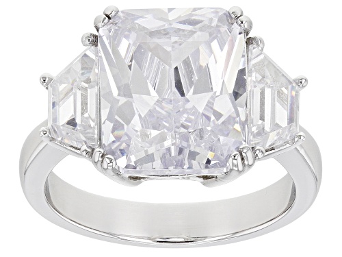 Bella Luce® 10.51ctw Rhodium Over Sterling Silver Ring (6.64ctw DEW) - Size 8