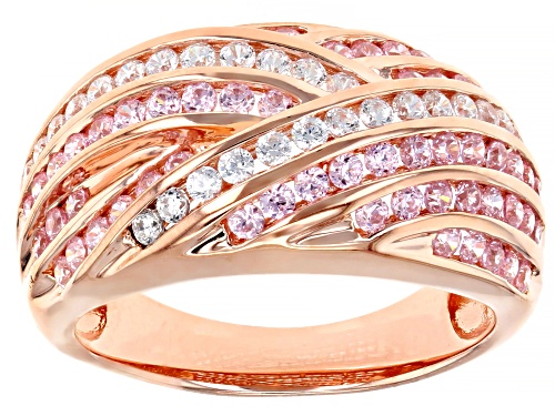 Photo of Bella Luce ® 2.02ctw Pink And White Diamond Simulants Eterno™ Rose Ring (1.32ctw DEW) - Size 12