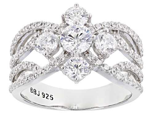 Bella Luce ® 3.07ctw Rhodium Over Sterling Silver Ring (1.78ctw DEW) - Size 8