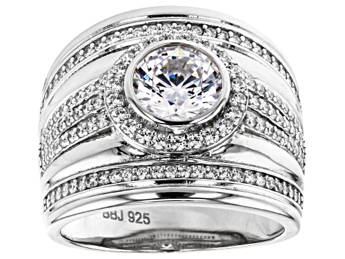 Bella Luce ® 3.61ctw Rhodium Over Sterling Silver Ring (2.03ctw DEW) - Size 7