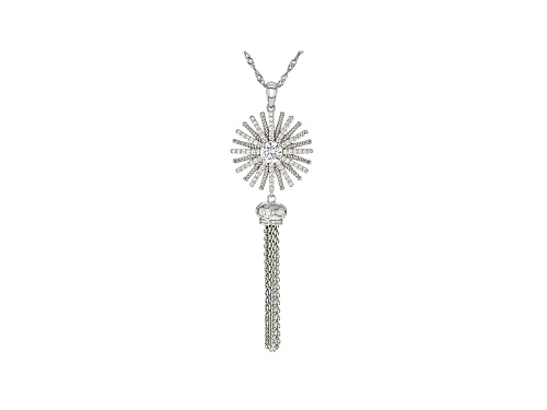 Photo of Bella Luce ® 3.12ctw Rhodium Over Sterling Silver Pendant With Chain (1.56ctw DEW)
