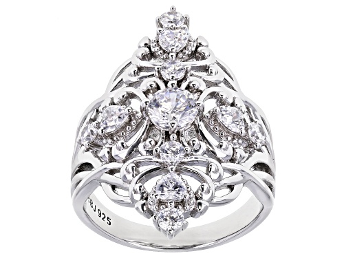 Photo of Bella Luce ® 2.52ctw Rhodium Over Sterling Silver Ring (0.82ctw DEW) - Size 6
