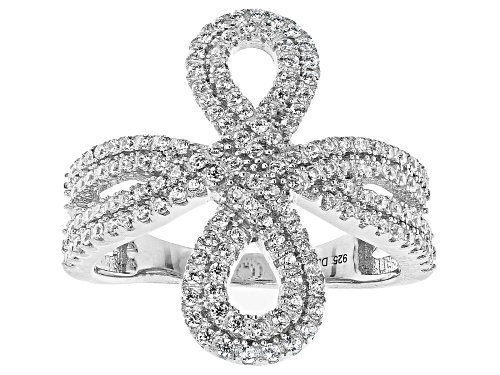Bella Luce ® 1.42ctw Rhodium Over Sterling Silver Ring (0.90ctw DEW) - Size 6