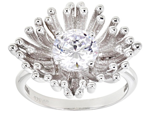 Photo of Bella Luce ® 2.77ctw Rhodium Over Sterling Silver Ring (1.67ctw DEW) - Size 10