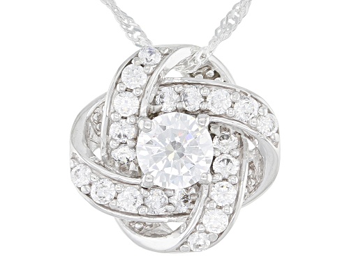 Photo of Bella Luce ® 2.55ctw Rhodium Over Sterling Silver Pendant With Chain (1.42ctw DEW)