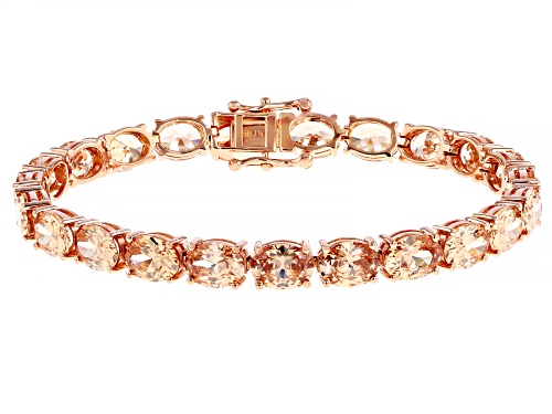 Photo of Bella Luce ® 42.63ctw Champagne Diamond Simulant Eterno™ Rose Tennis Bracelet (30.25ctw DEW) - Size 8
