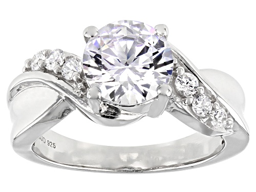 Bella Luce ® 3.75ctw Rhodium Over Sterling Silver Ring (2.21ctw DEW) - Size 10