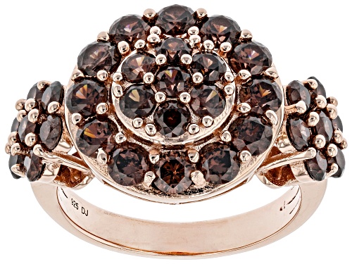 Photo of Bella Luce ® 4.96ctw Mocha Diamond Simulant Eterno™ Rose Ring (2.22ctw DEW) - Size 8