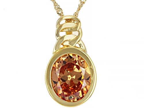 Photo of Bella Luce ® 8.15ctw Champagne Diamond Simulant Eterno™ Yellow Pendant With Chain (2.99ctw DEW)