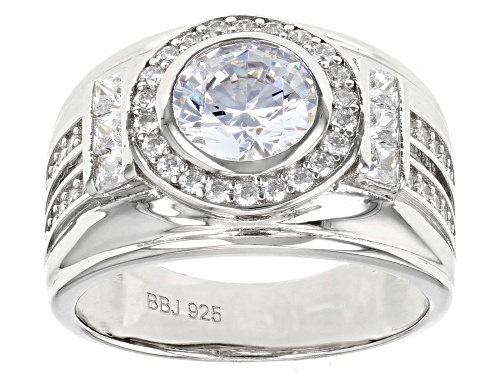 Bella Luce ® 4.02ctw Rhodium Over Sterling Silver Ring (2.10ctw DEW) - Size 5