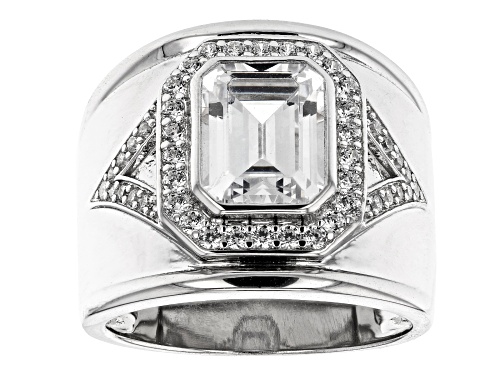 Photo of Bella Luce ® 4.87ctw Rhodium Over Sterling Silver Ring (2.92ctw DEW) - Size 5