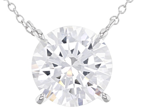 Photo of Bella Luce® 11.62ctw Rhodium Over Sterling Silver Necklace (6.84ctw DEW) - Size 18