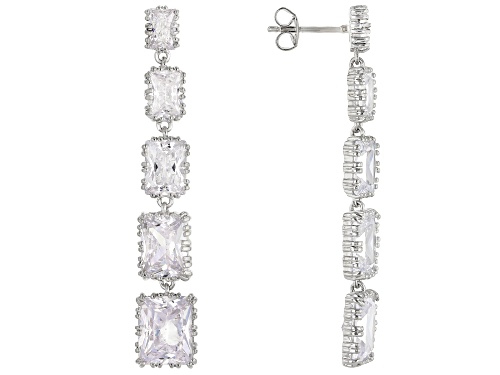 Photo of Bella Luce® 29.28ctw Rhodium Over Sterling Silver Earrings (19.74ctw DEW)