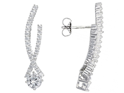 Photo of Bella Luce ® 3.02ctw Rhodium Over Sterling Silver Earrings (1.70ctw DEW)