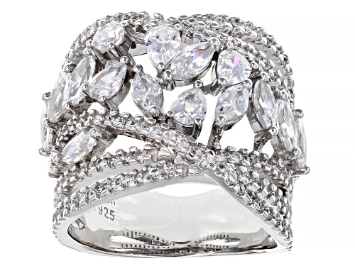 Photo of Bella Luce ® 5.26ctw Rhodium Over Sterling Silver Ring (3.13ctw DEW) - Size 6