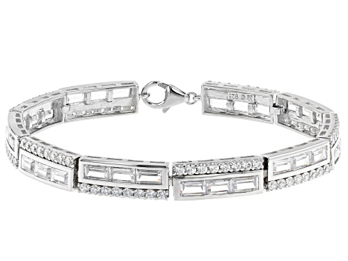 Photo of Bella Luce ® 18.03ctw Rhodium Over Sterling Silver Bracelet (11.40ctw DEW) - Size 8