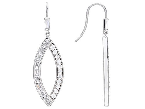 Photo of Bella Luce ® 3.77ctw Rhodium Over Sterling Silver Earrings (2.66ctw DEW)