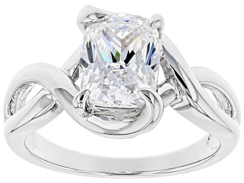 Photo of Bella Luce ® 3.29ctw Rhodium Over Sterling Silver Ring (2.62ctw DEW) - Size 8