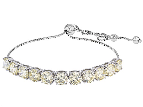 Photo of Bella Luce® 15.90ctw Canary Diamond Simulant Rhodium Over Sterling Silver Bracelet (9.24ctw DEW)