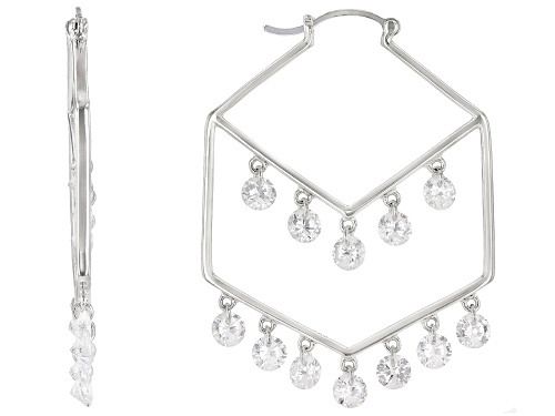 Photo of Bella Luce ® 10.12ctw Rhodium Over Sterling Silver Earrings (6.00ctw DEW)
