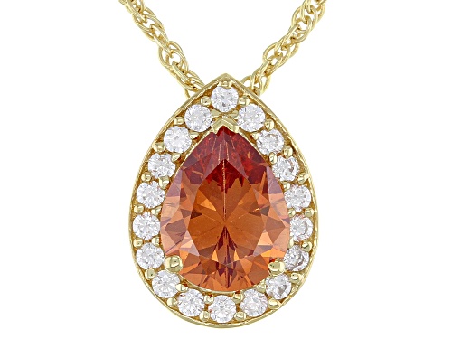 Photo of Bella Luce ® 4.00ctw Champagne And White Diamond Simulants Eterno™ Yellow Pendant With Chain
