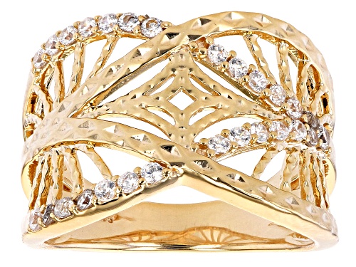 Bella Luce ® 1.05ctw White Diamond Simulant Eterno™ Yellow Ring (0.40ctw DEW) - Size 7