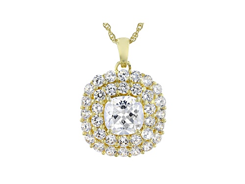 Photo of Bella Luce ® 11.00ctw White Diamond Simulant Eterno™ Yellow Pendant With Chain (5.47ctw DEW)