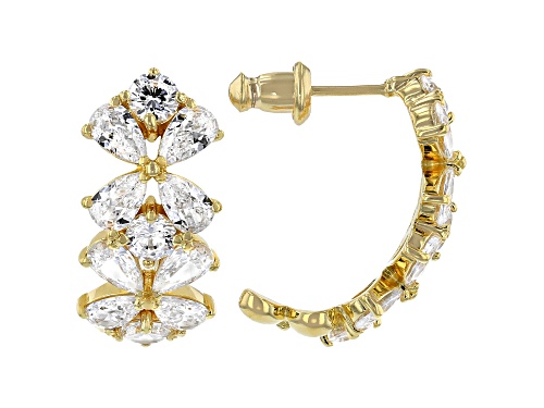 Bella Luce ® 11.92ctw White Diamond Simulants Eterno™ Yellow Earrings (5.02ctw DEW)