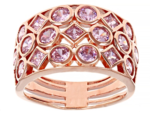 Bella Luce ® 3.86ctw Pink Diamond Simulant Eterno™ Rose Ring (2.46ctw DEW) - Size 5