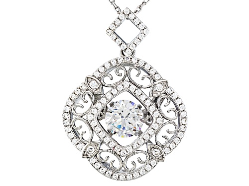 Bella Luce ® 2.69ctw Rhodium Over Sterling Silver 