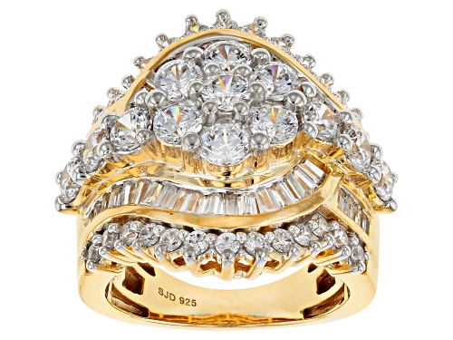 Photo of Bella Luce ® 6.77ctw Diamond Simulant Eterno ™ Yellow Ring (4.71ctw Dew) - Size 5