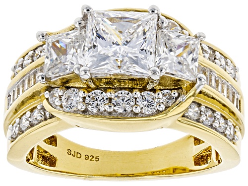 Photo of Bella Luce ® 4.70ctw Diamond Simulant Eterno ™ Yellow Ring (2.89ctw Dew) - Size 10