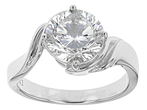 Photo of Bella Luce® Dillenium Cut 4.59ct Diamond Simulant Rhodium Over Sterling Silver Ring (2.75ct Dew) - Size 5