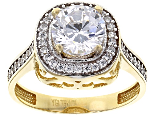 Bella Luce® 2.55ctw 10k Yellow Gold Ring (1.49ctw DEW) - Size 8
