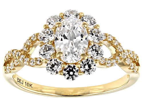 Bella Luce ® 2.50ctw 10k Yellow Gold Ring (1.51ctw DEW) - Size 10
